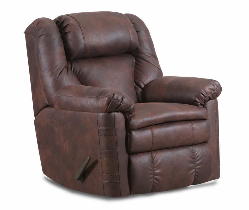 Casual Contemporary Pillow Top Swivel Recliner