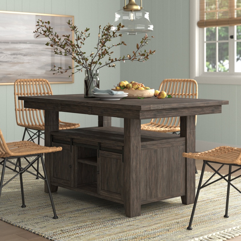Expandable Dining Table with Storage