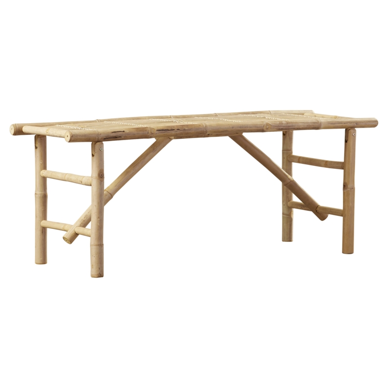 Bamboo Folding Bench with Island Style