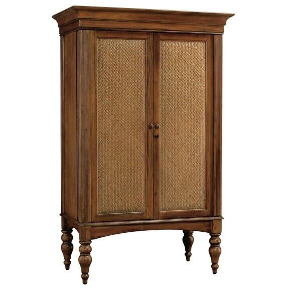 Colonial-Style Wine and Bar Cabinet