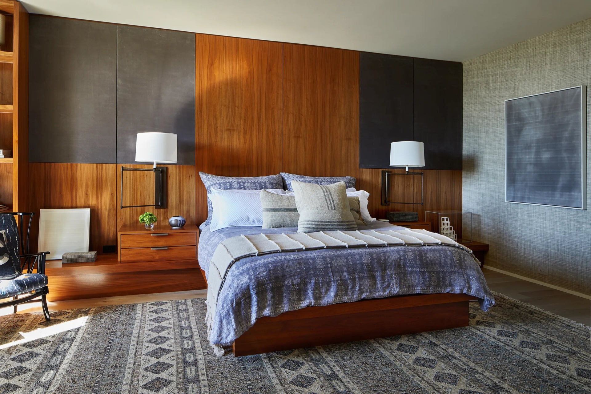 Wooden Headboard Wall