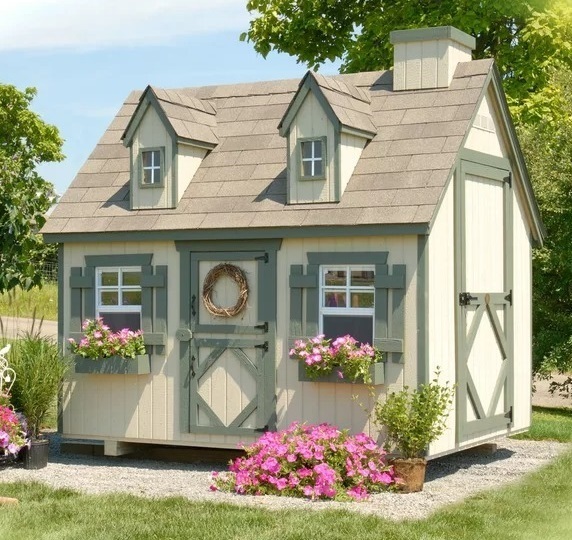 Wooden Outdoor Playhouse For 10 Year Old