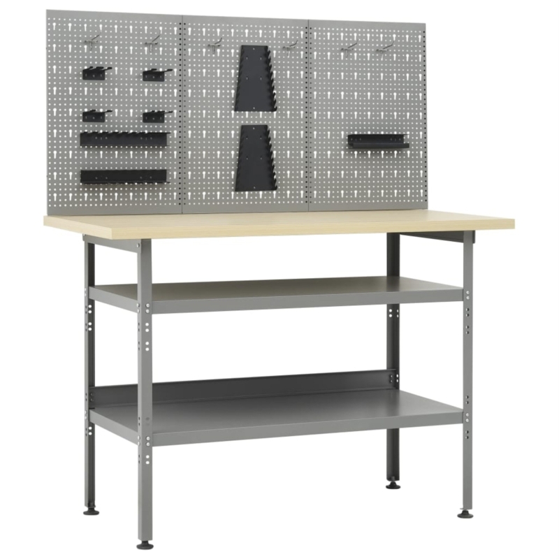 Workbench and Wall Panel Storage Set