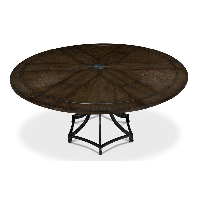 Wrought Iron Pedestal Dining Table