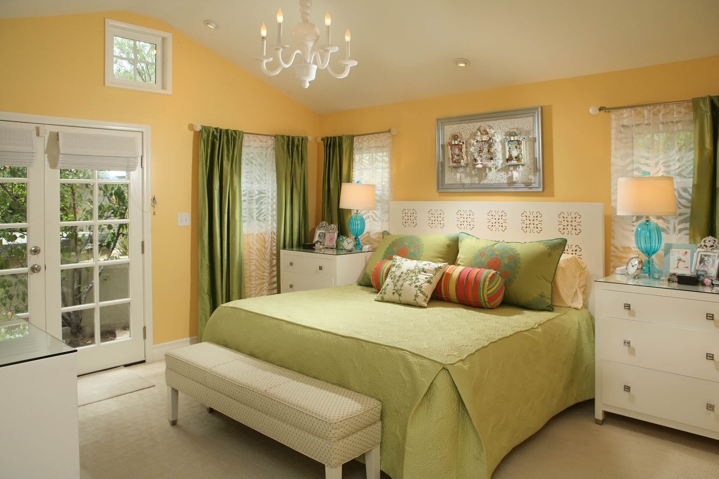Yellow and Green Color Scheme