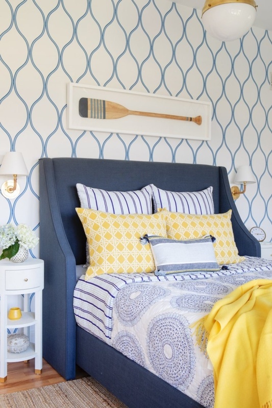 Yellow Coastal Bedroom