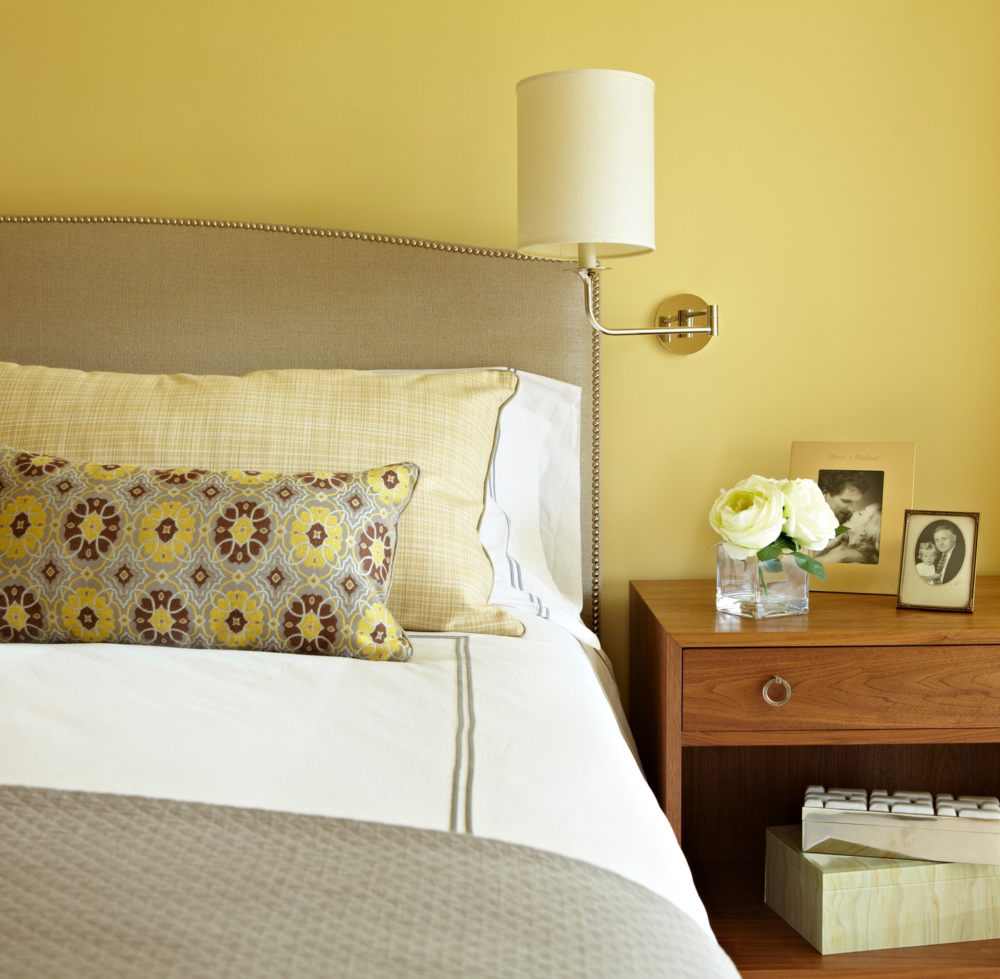 Yellow Vintage Bedroom