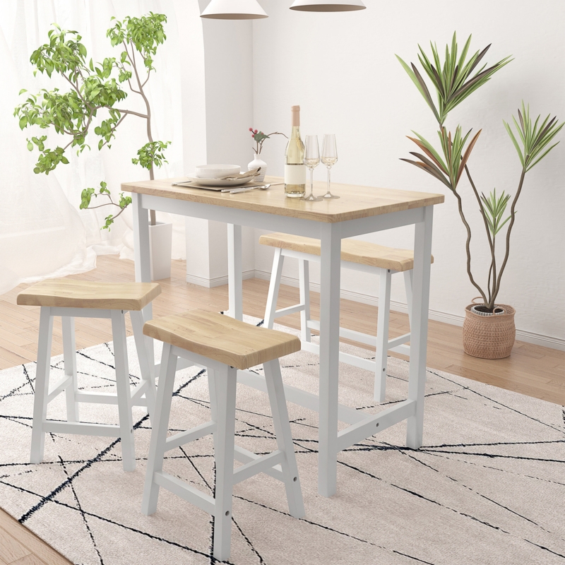 3-Piece Table, Bench, and Stool Set