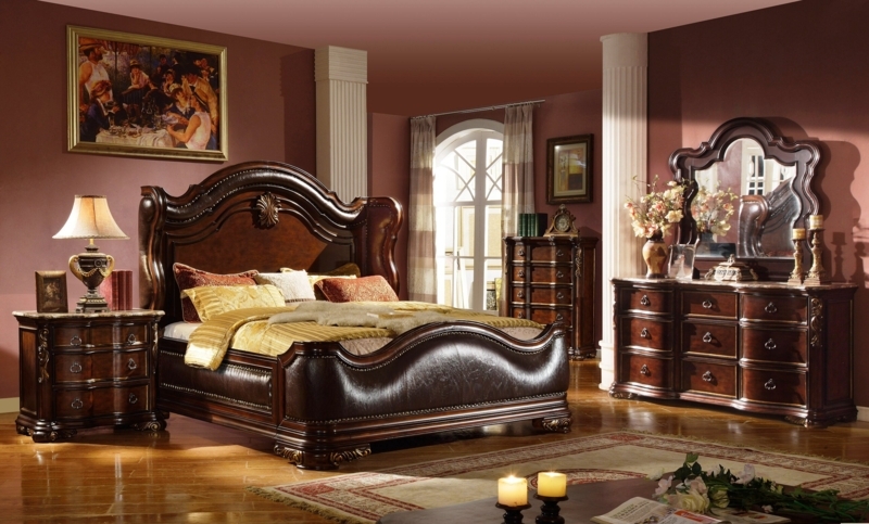 Contemporary Velvet Upholstered Bedroom Set