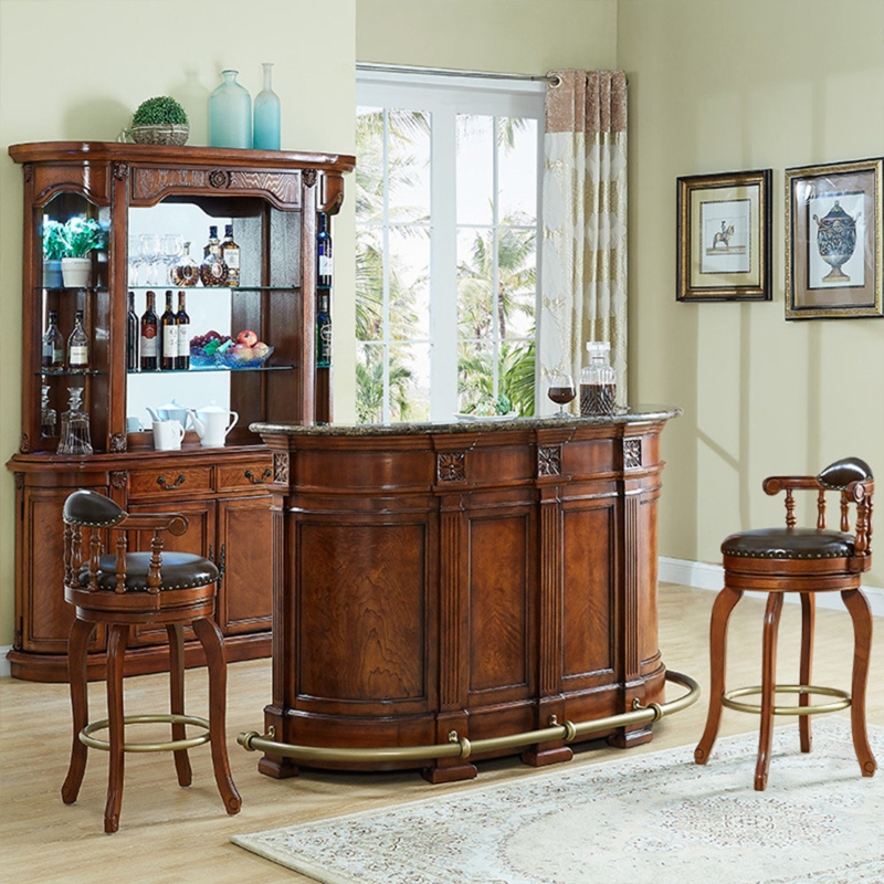 Curved Home Bar - Foter