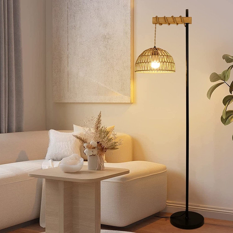 Floor Lamp with Remote Control and Foot Switch