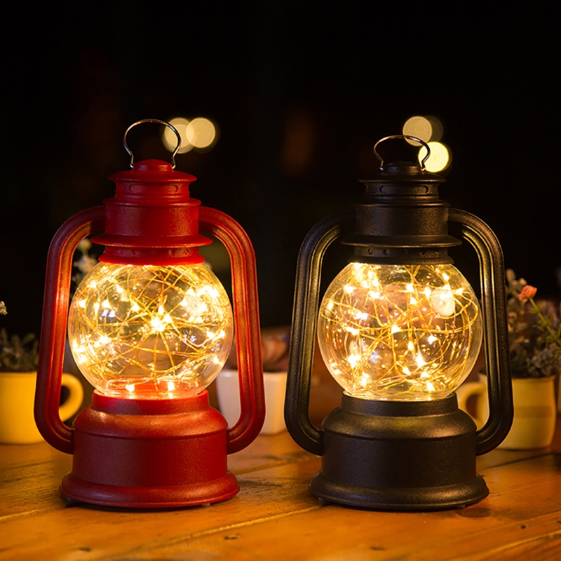 Oil Lamp Burning Lantern with Trim
