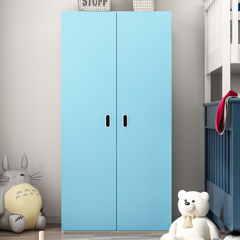 Kid's Armoire with Adjustable Panels