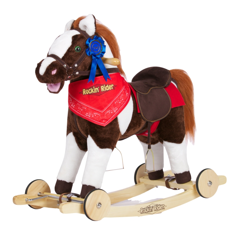 2-in-1 Rocking and Rolling Horse