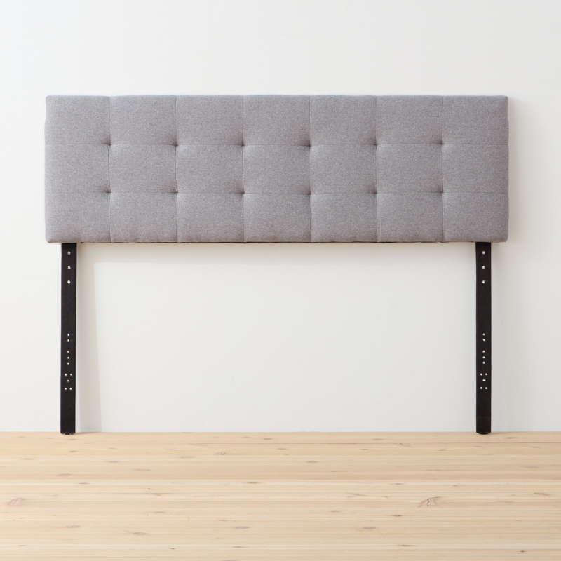 Buttonless Square Tufted Mid-Rise Headboard