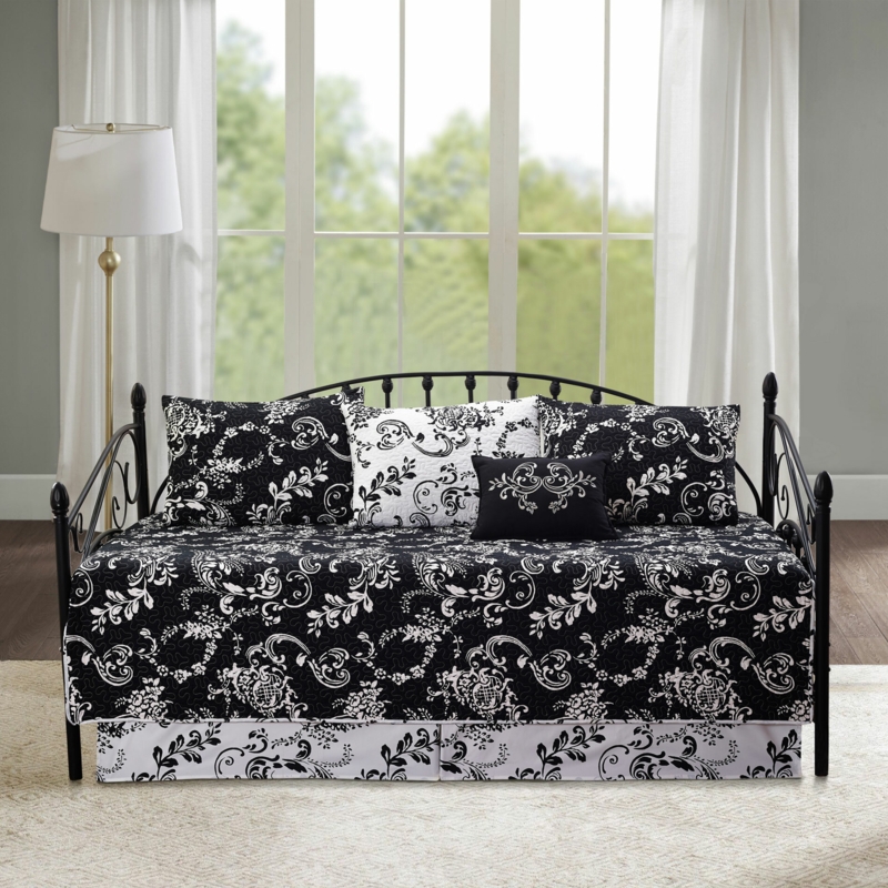 Quilted Daybed Cover Set with Decorative Pillow