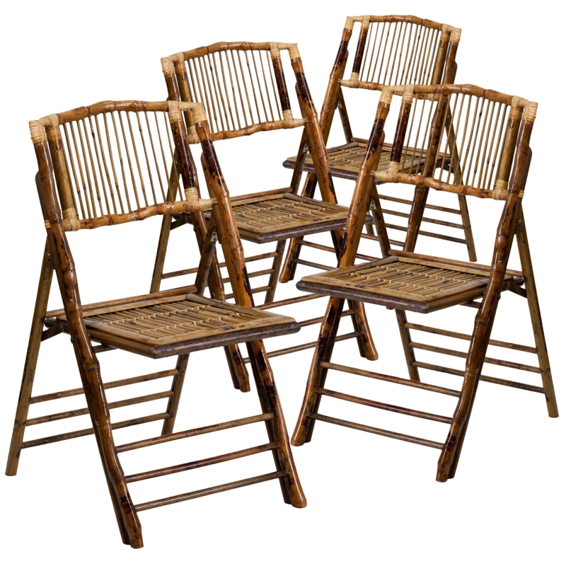 Bamboo Folding Chair for Indoor and Outdoor