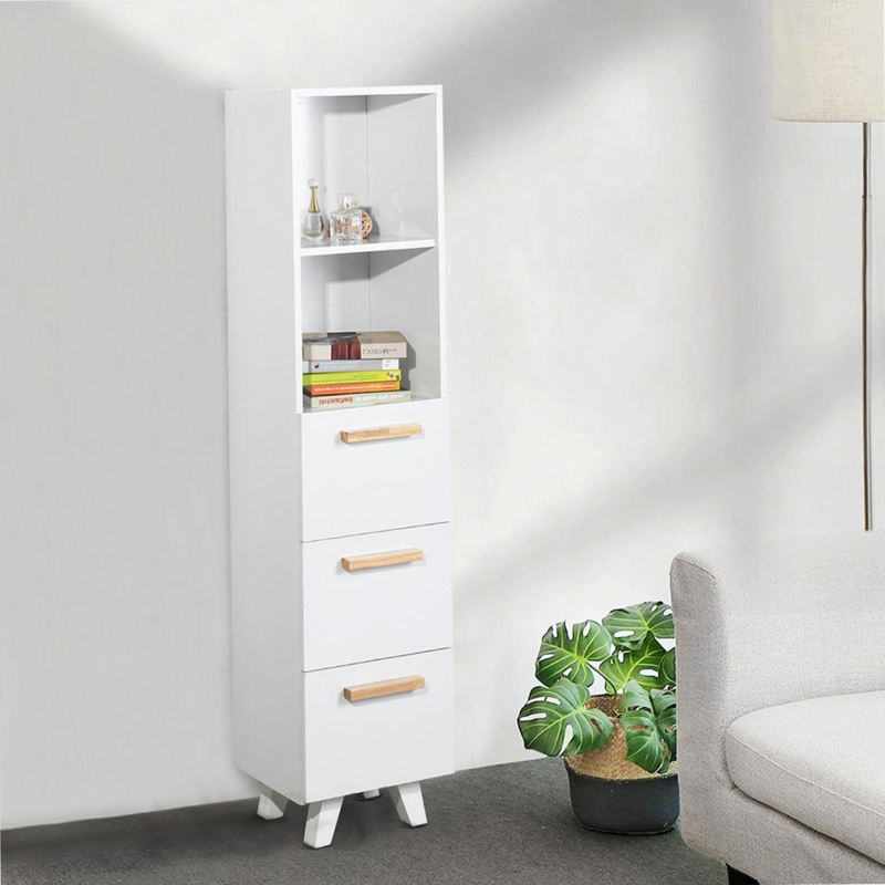 Accent Locker with Cabinet, Drawers and Shelves