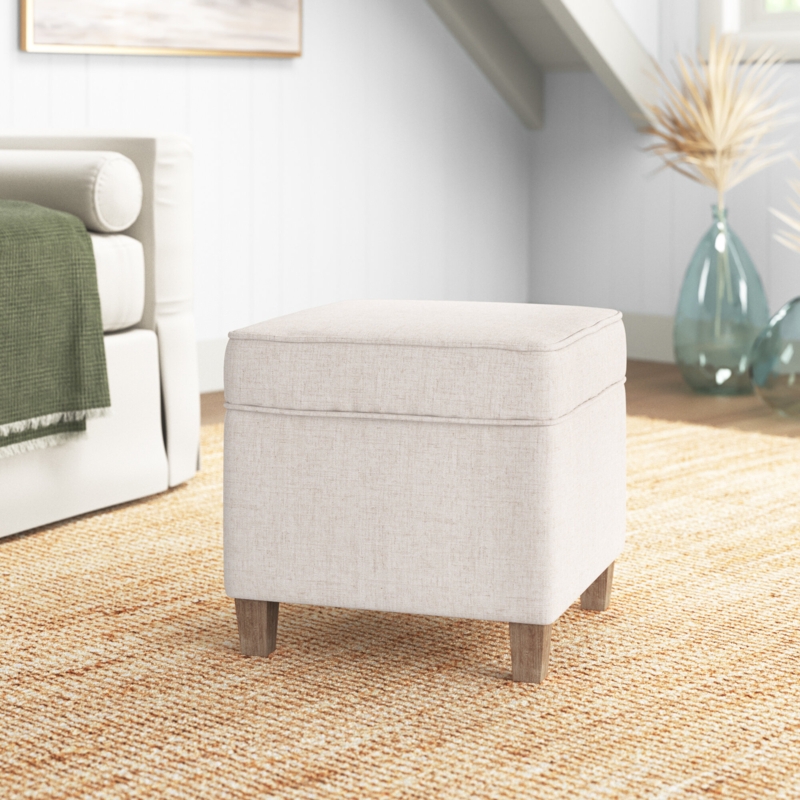 Fractus Modern Motion Storage Ottoman with Tray Table Desk