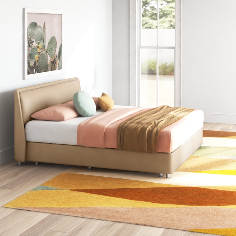 Minimalist Bed and Dresser Set