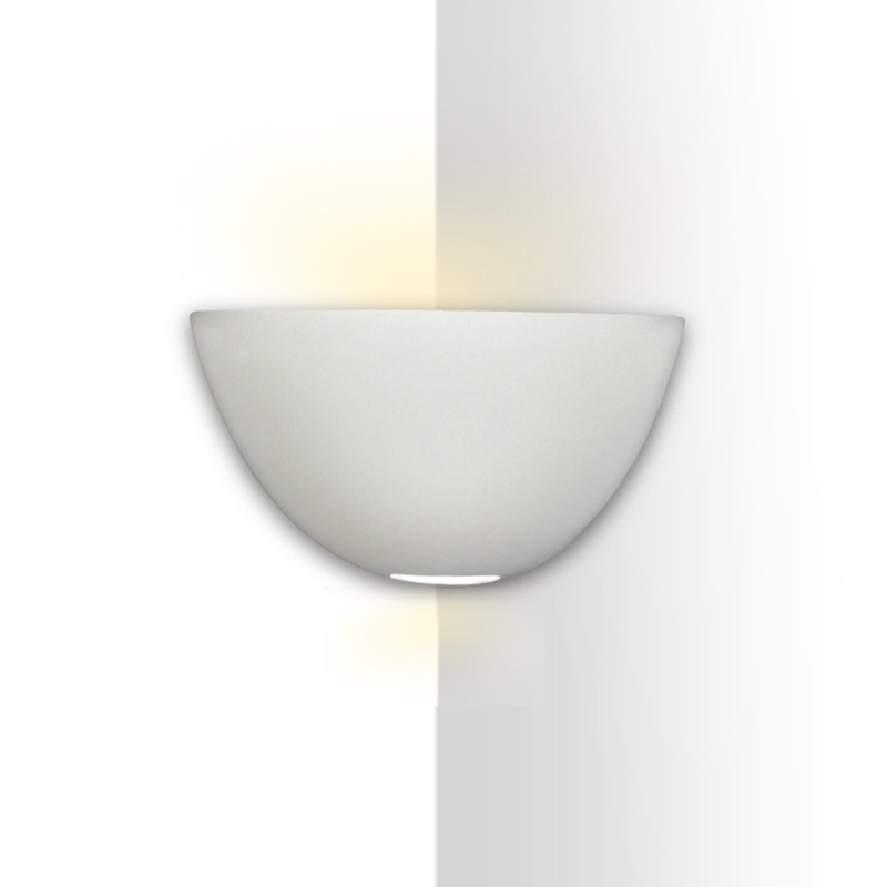 Traditional Bowl Wall Light with Cut-Out