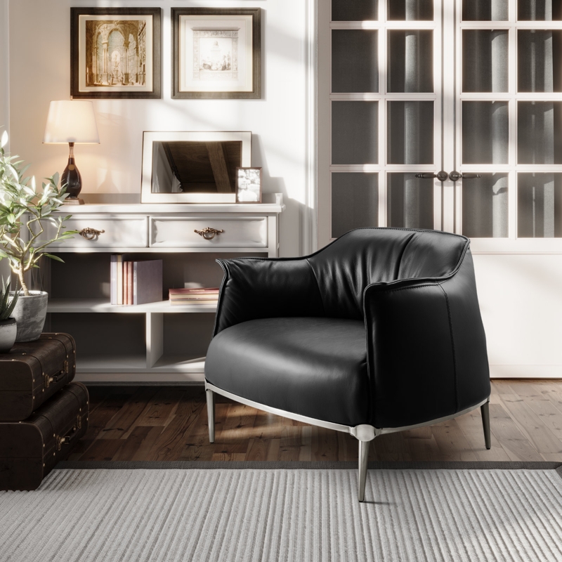Sleek Modern Accent Chair