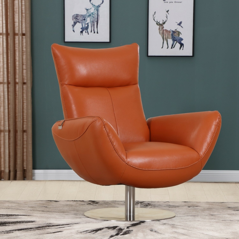 Modern Leather Upholstered Chair