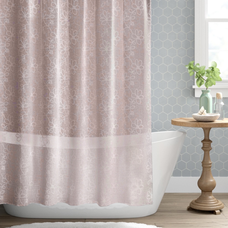 Sheer Shower Curtain - Foter