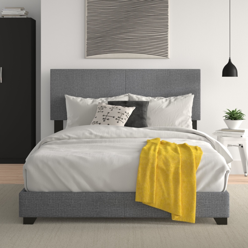 Minimalist Upholstered Standard Bed