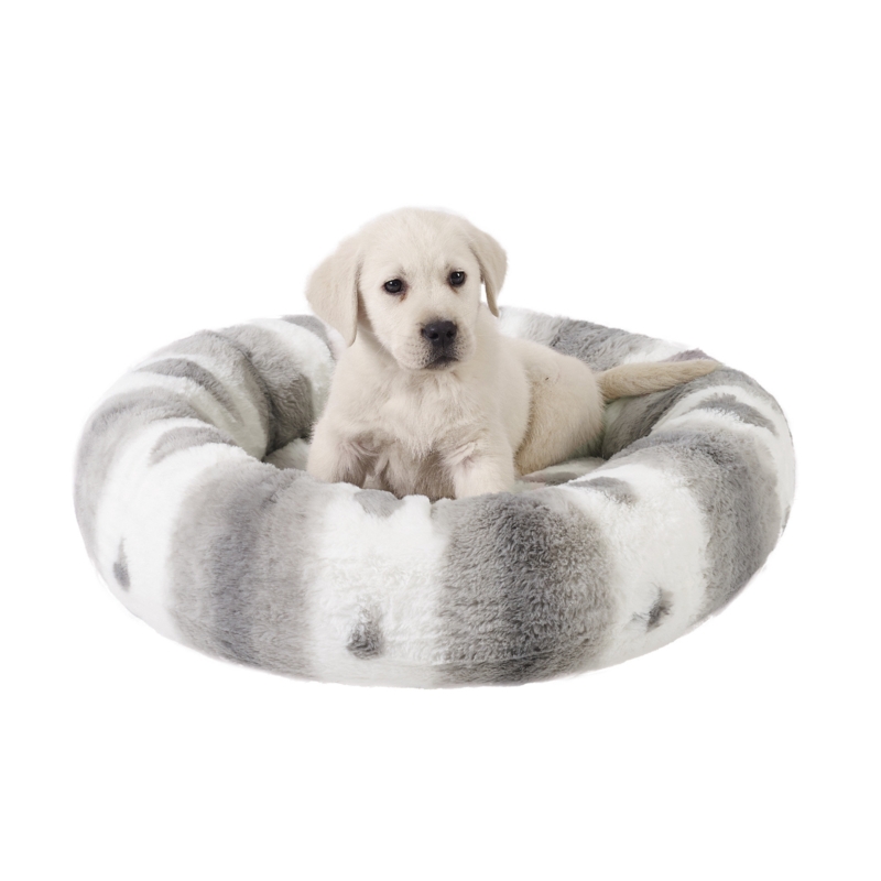 Calming Donut Dog Bed with Self-Warming Effect