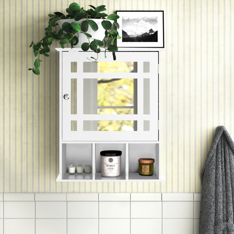 Wall-mounted Bathroom Cabinet with Mirror