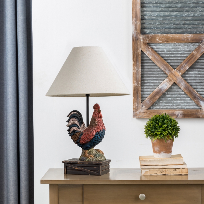 Country Rooster 20" Table Lamp