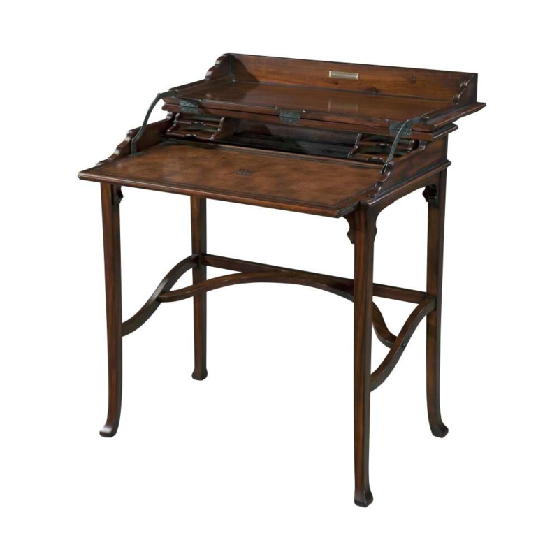 Victorian Campaign Desk with Flip-top