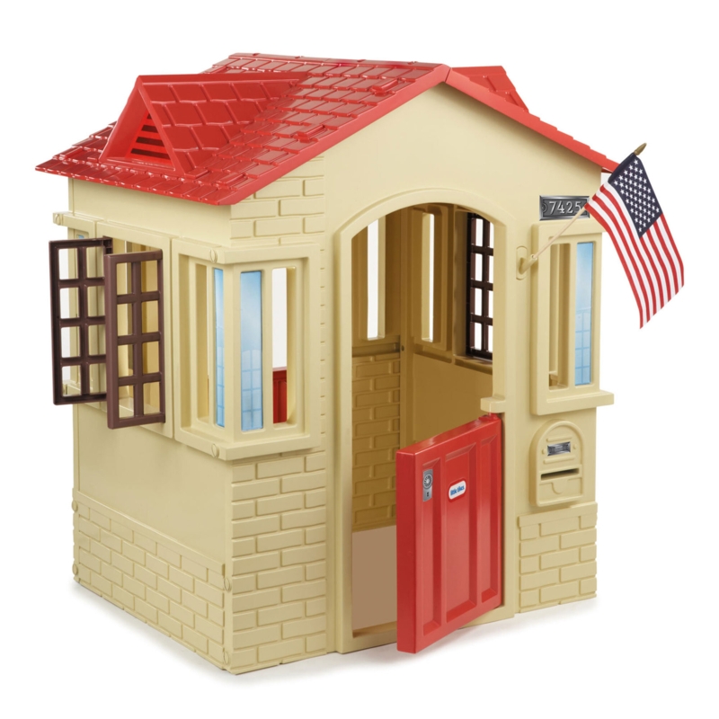 Cape Cottage Playhouse in Red