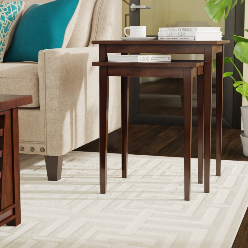 Two-Piece Nesting Table Set