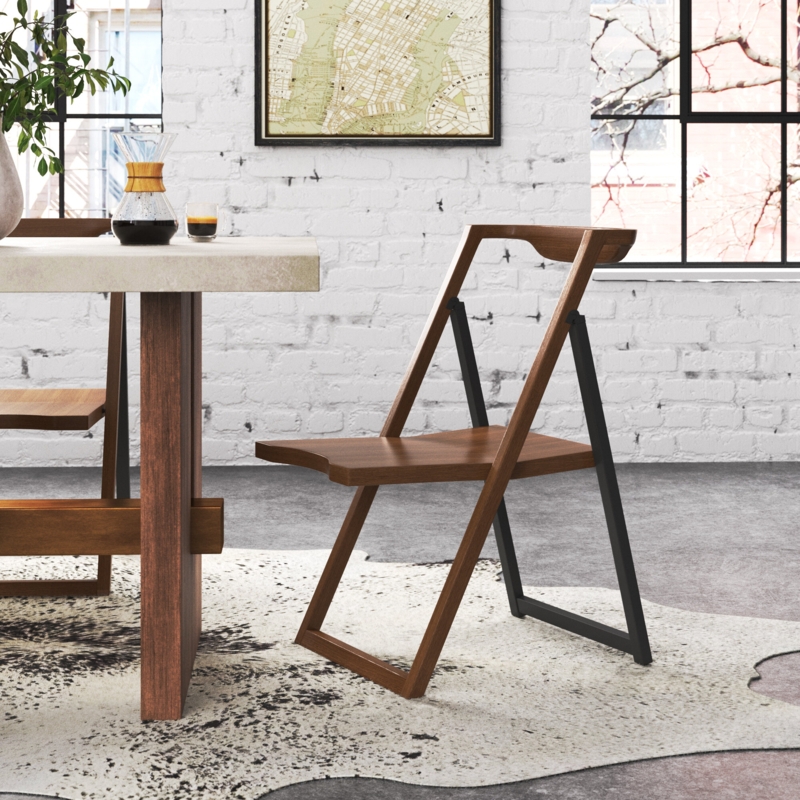2-Piece Industrial Side Chair Set