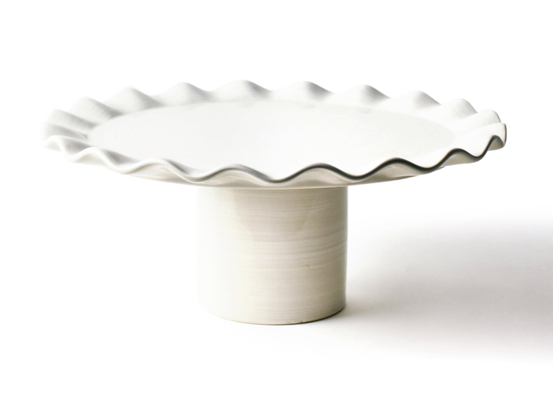 White Ruffle Cake Stand