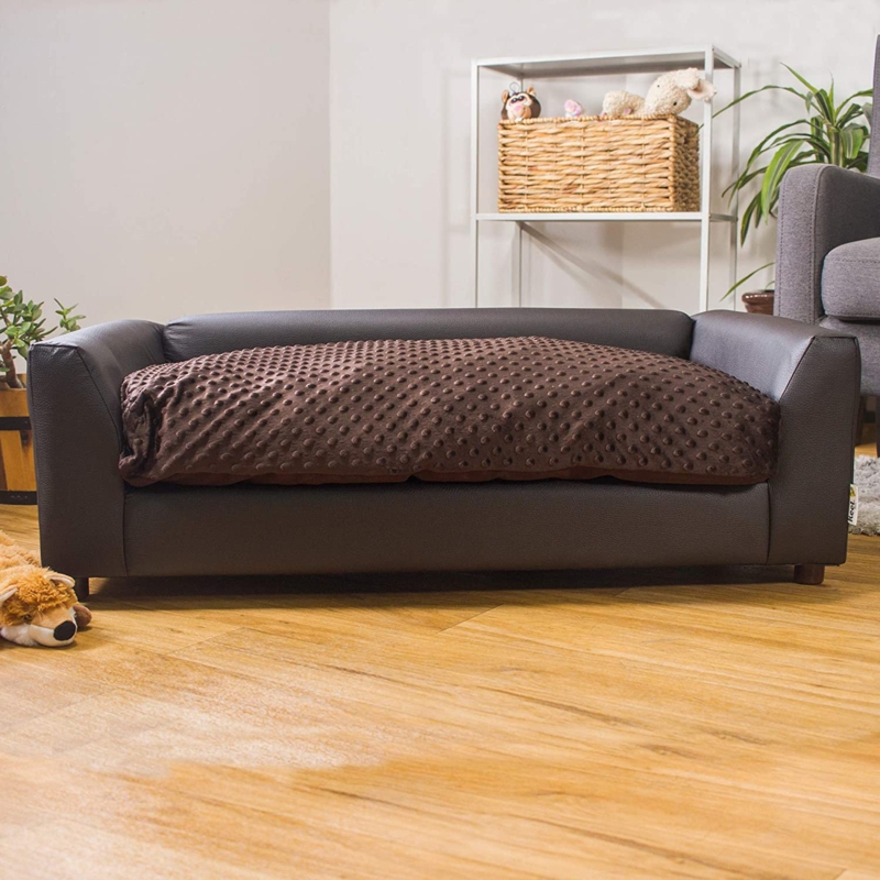 Enhanced Comfy Pet Bed with Headrests