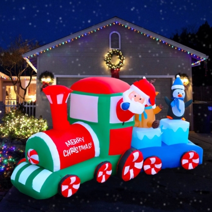 Outdoor Christmas Train Decoration - Ideas on Foter