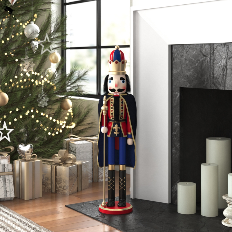 Nutcracker King with Jewel Accents