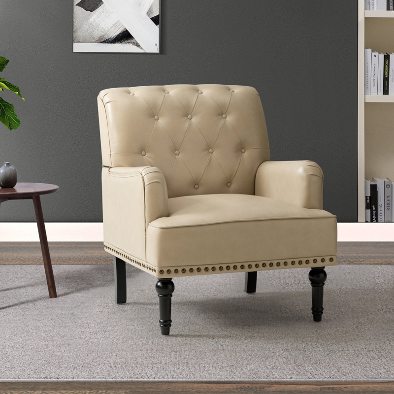 Inviting Button-Tufted Armchair