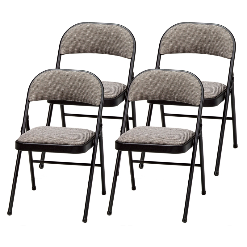Padded Folding Chairs Set of 4