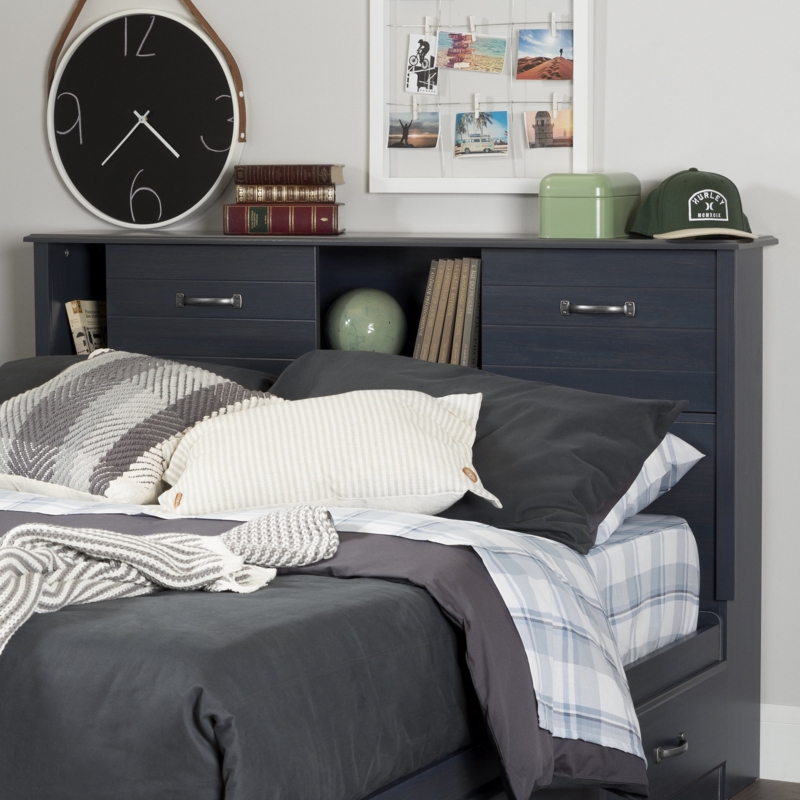 Timeless Bookcase Headboard with Storage