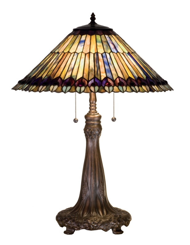 Stained Glass Diane Style Table Lamp