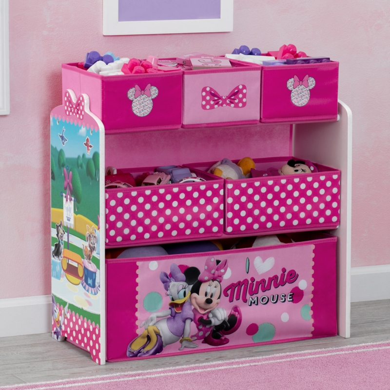 Minnie Mouse 6-Bin Toy Organizer