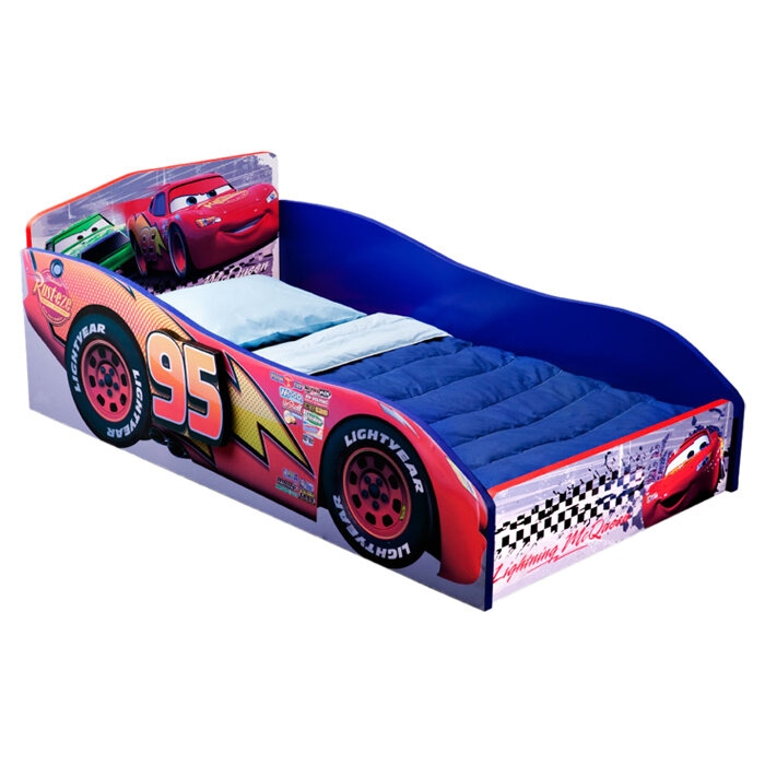 Racing Car Toddler Bed with Side Rails