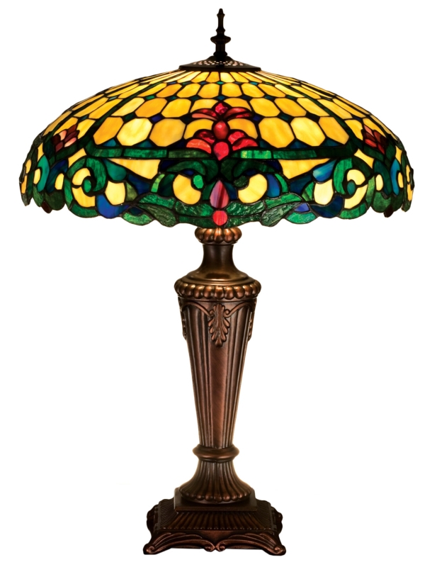 Stained Glass Tiffany-Style Lamp