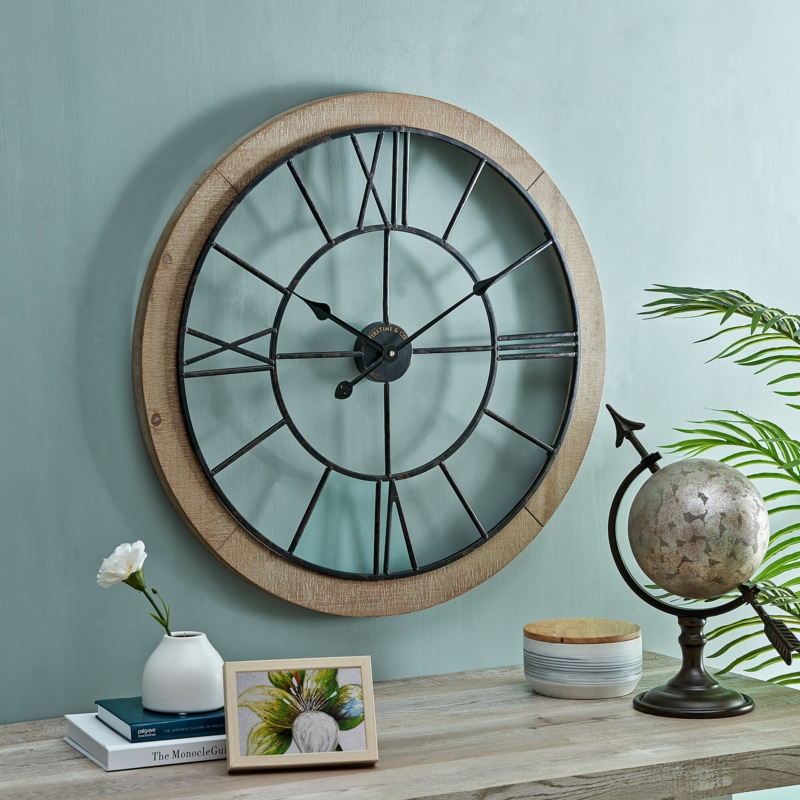 Oversized Country Cottage Wall Clock