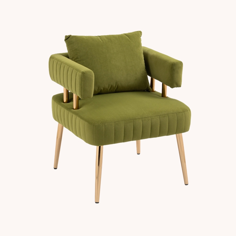 European Velvet Upholstered Chair Set