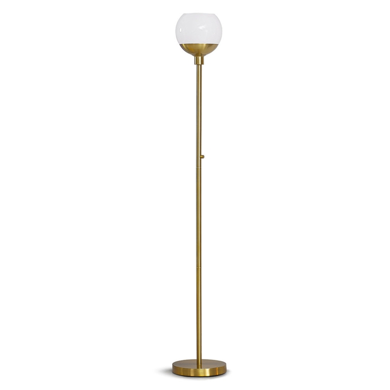 Torchiere Floor Lamp with Vintage-Style LED Bulb